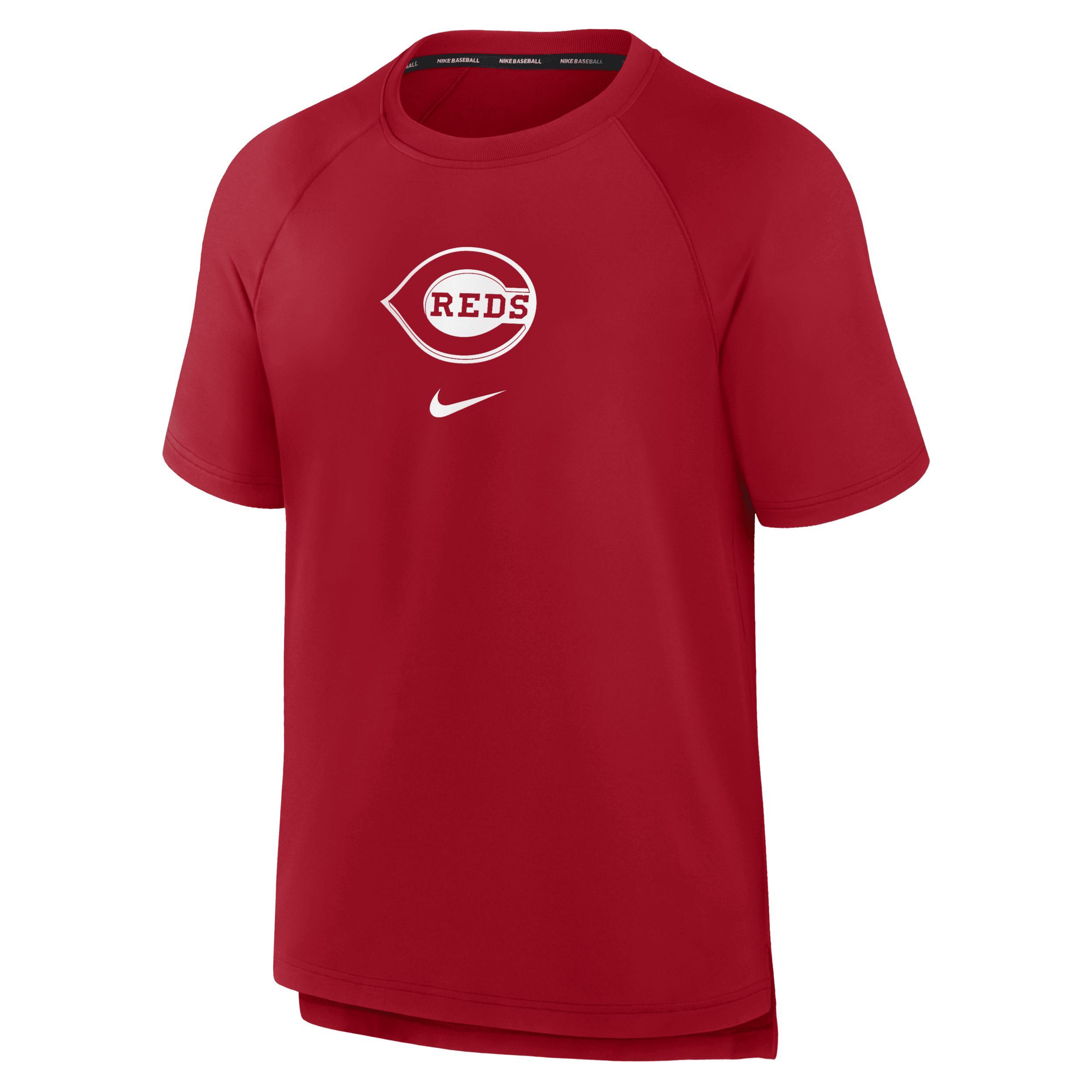 Nike Mens Royal Toronto Blue Jays Authentic Collection Pregame Raglan Performance T-Shirt Product Image