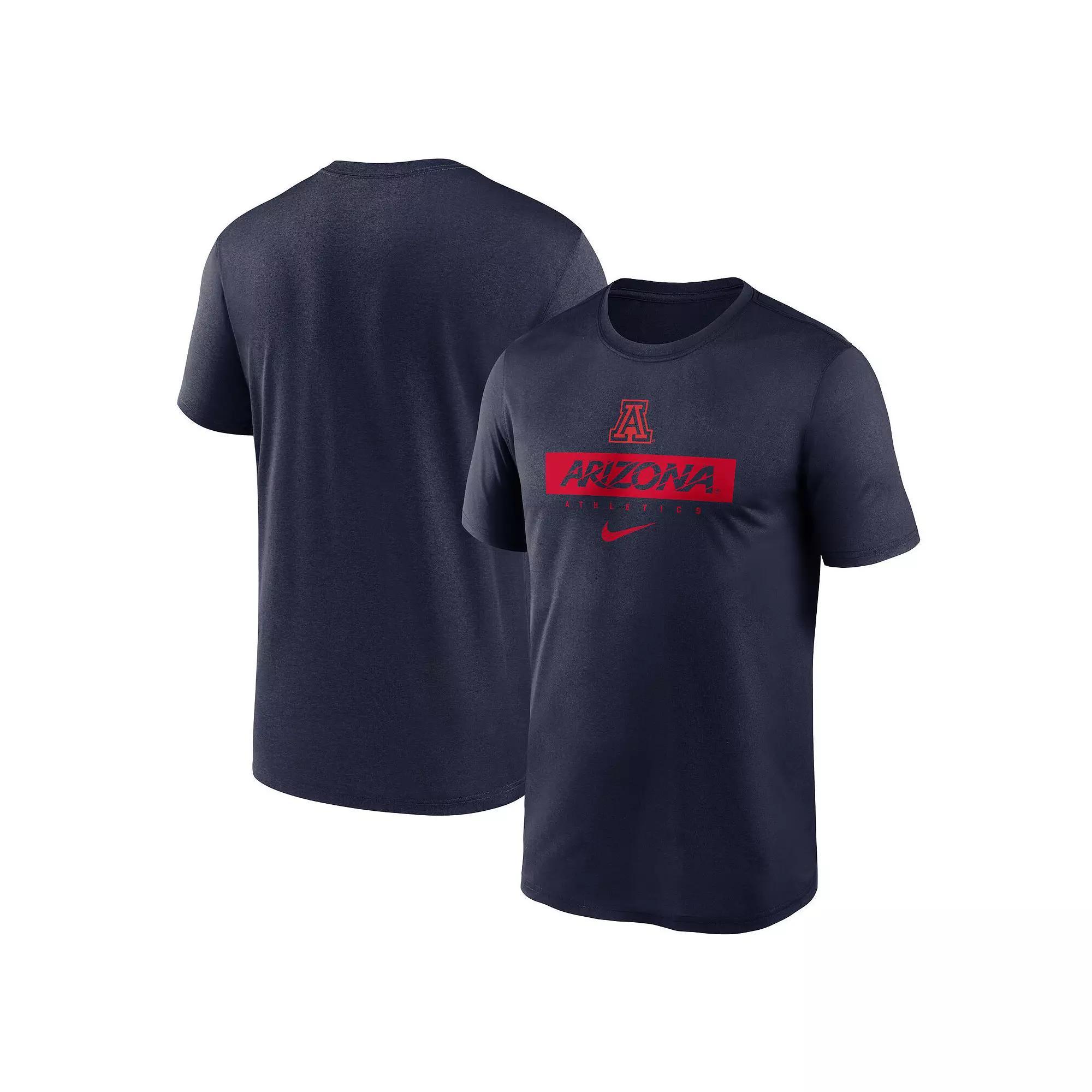 Men's Nike Navy West Virginia Mountaineers 2024 Sideline Legend Performance  T-Shirt, Size: Large, Blue Product Image