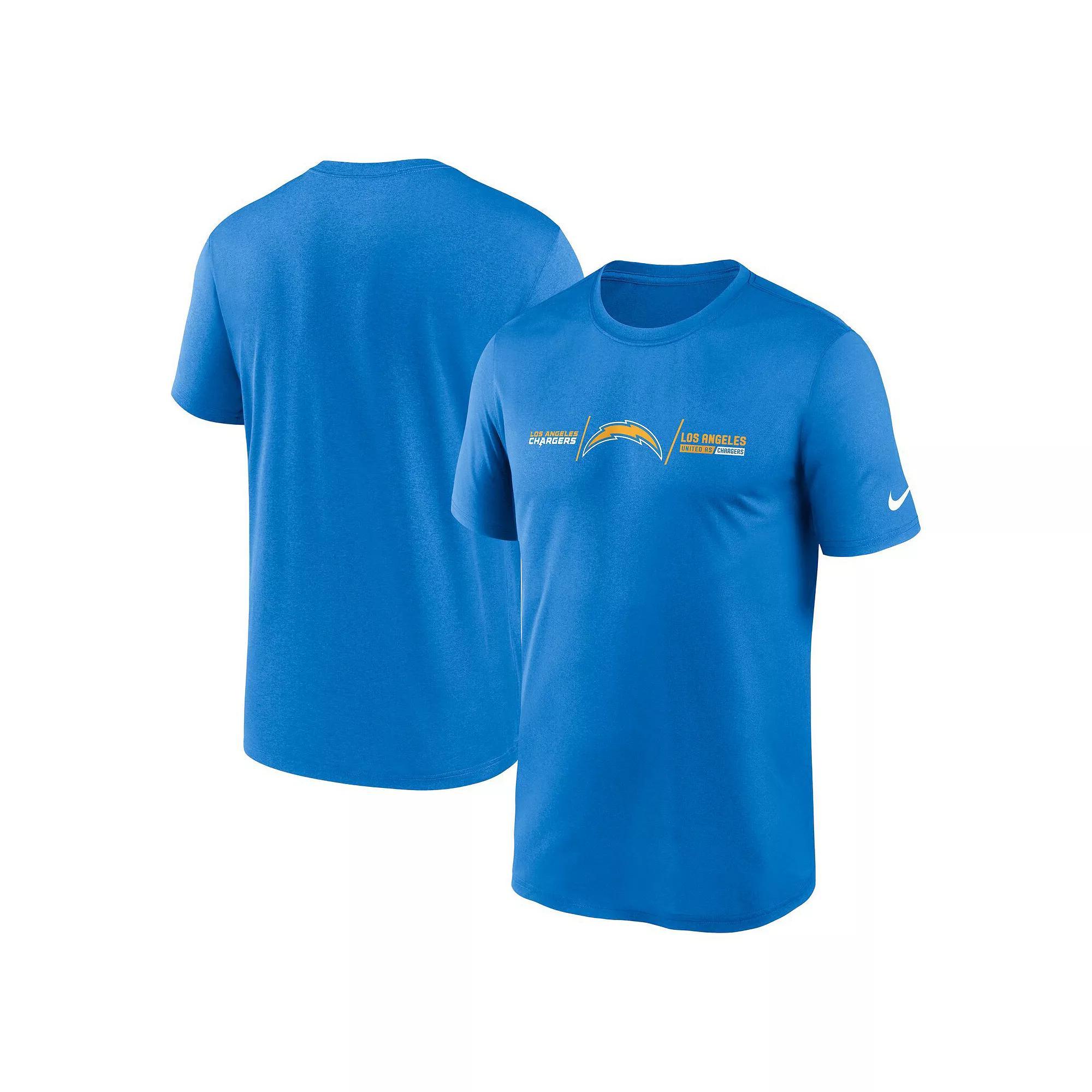 Men's Nike Navy Seattle Seahawks Horizontal Lockup Legend Performance T-Shirt, Size: 3XL, Blue Product Image