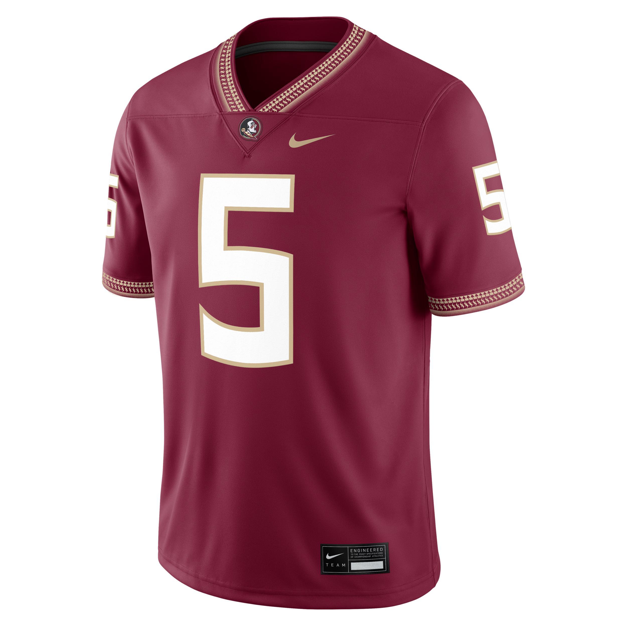 Men's Nike #1 White Florida State Seminoles Game Jersey, Size: XL Product Image
