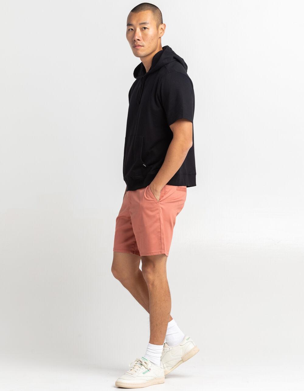 RSQ Mens Short Chino Shorts - BURNT RED Product Image