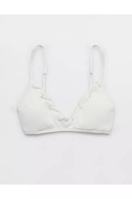 Aerie Ribbed Voop Bikini Top Women's Product Image