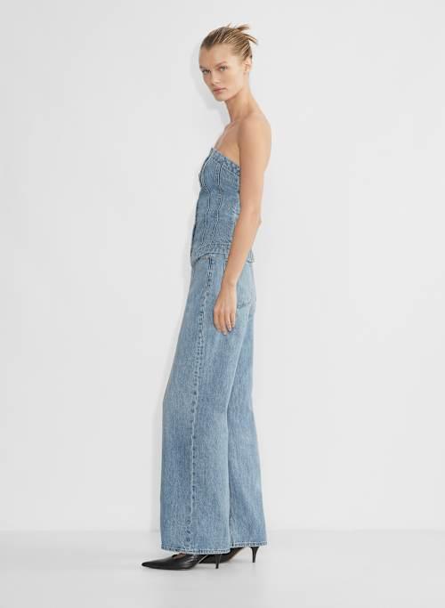 the 90s tailored hi-rise wide jean Product Image