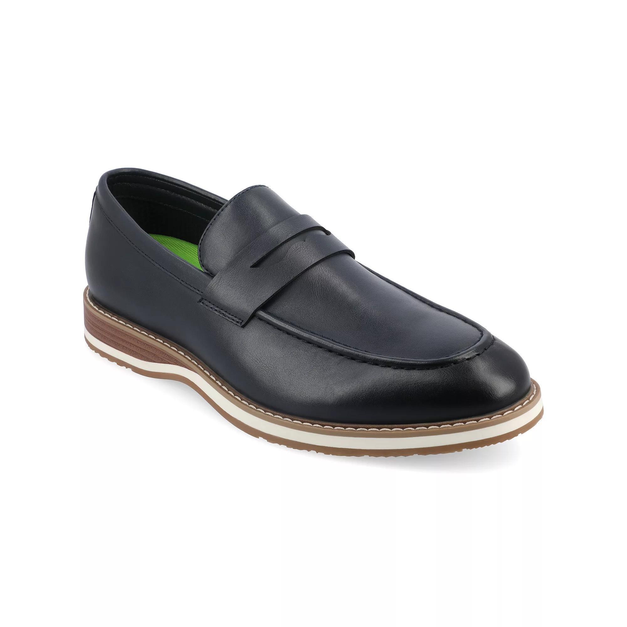 VANCE Kahlil Men's Tru Comfort Foam Slip-On Penny Loafers, Size: 11, Blue Product Image