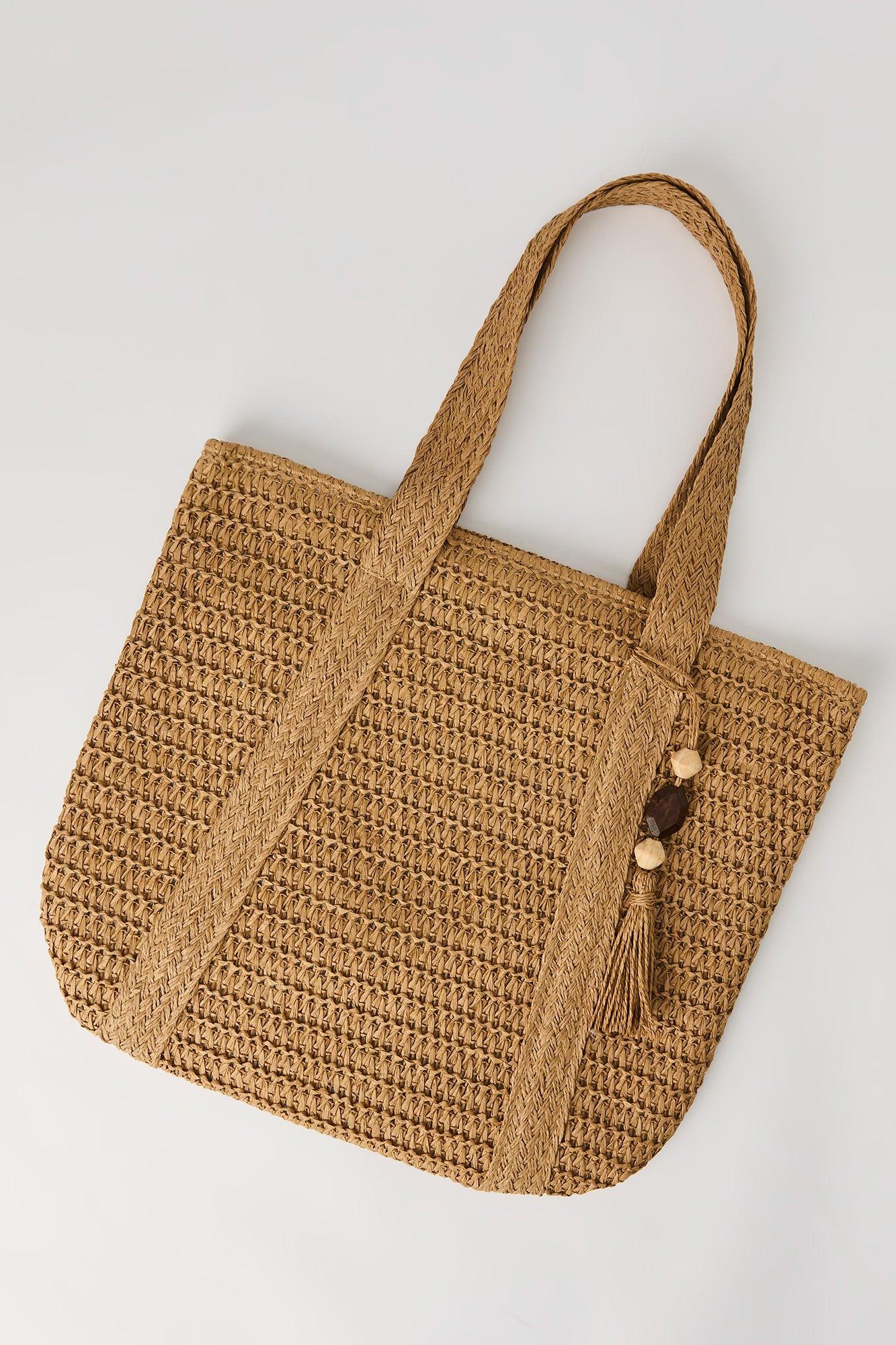 Straw Tote Bag Female Product Image