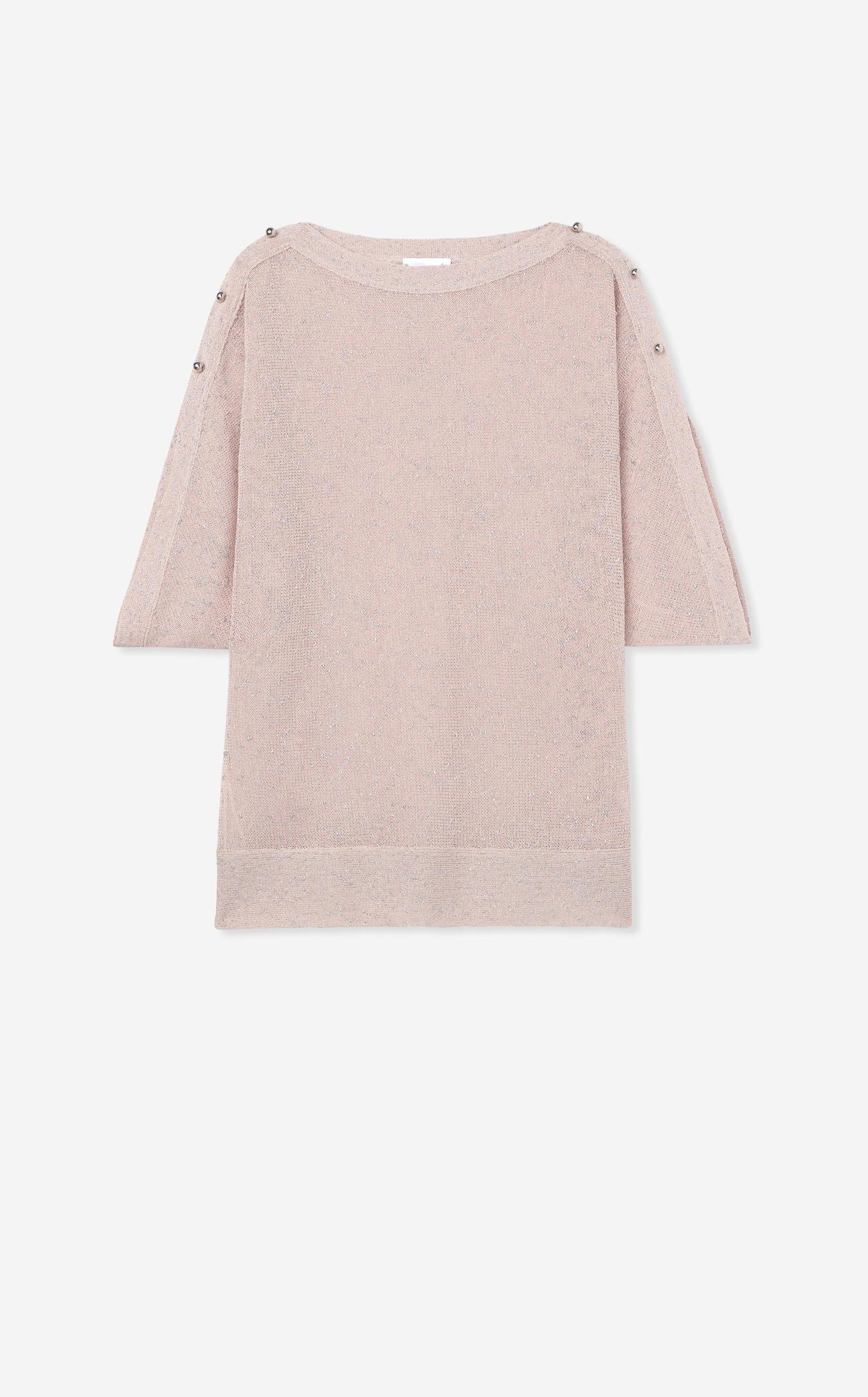 ST JOHN Slub-knit Jumper In Bhsv Product Image
