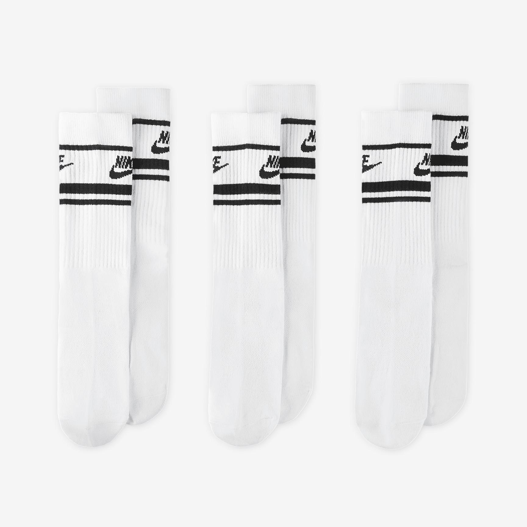 Nike Sportswear Dri-FIT Everyday Essential Crew Socks (3 Pairs) Product Image