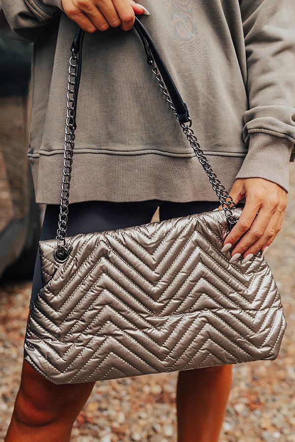 The Everly Quilted Metallic Crossbody Product Image