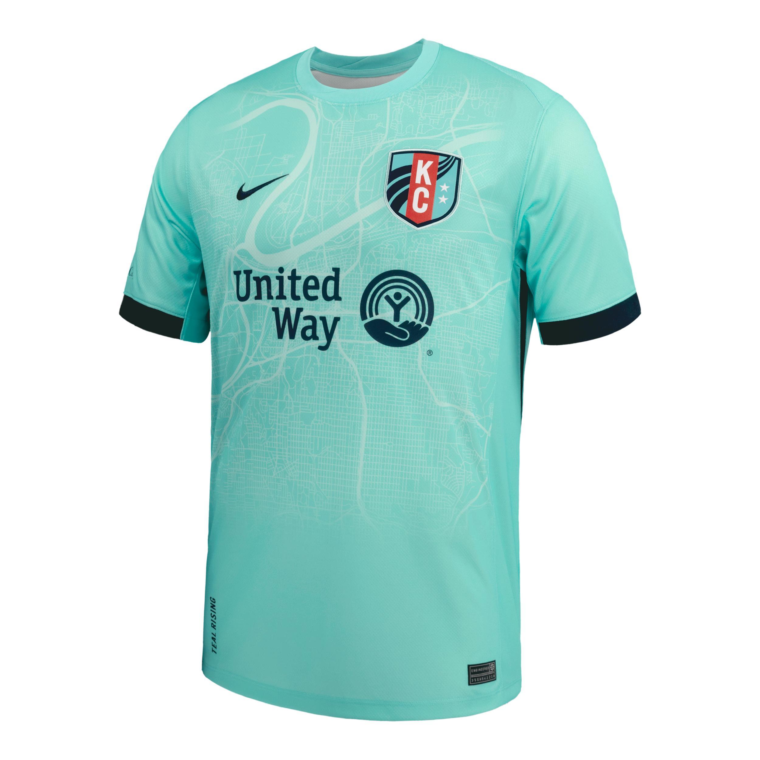 Debinha de Oliveira KC Current 2025 Stadium Away Nike Men's Dri-FIT NWSL Replica Jersey Product Image