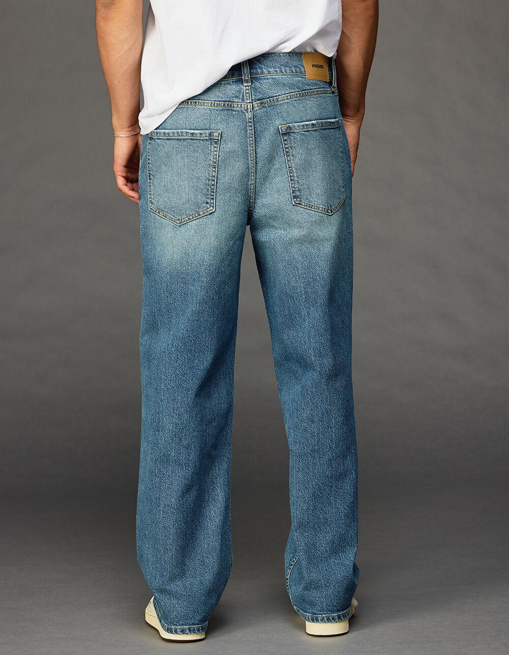 RSQ Mens Loose Fit Jeans - Dark Wash Product Image