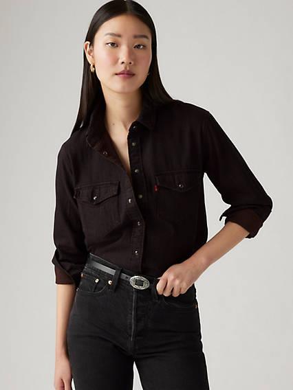 Iconic Western Denim Shirt Product Image