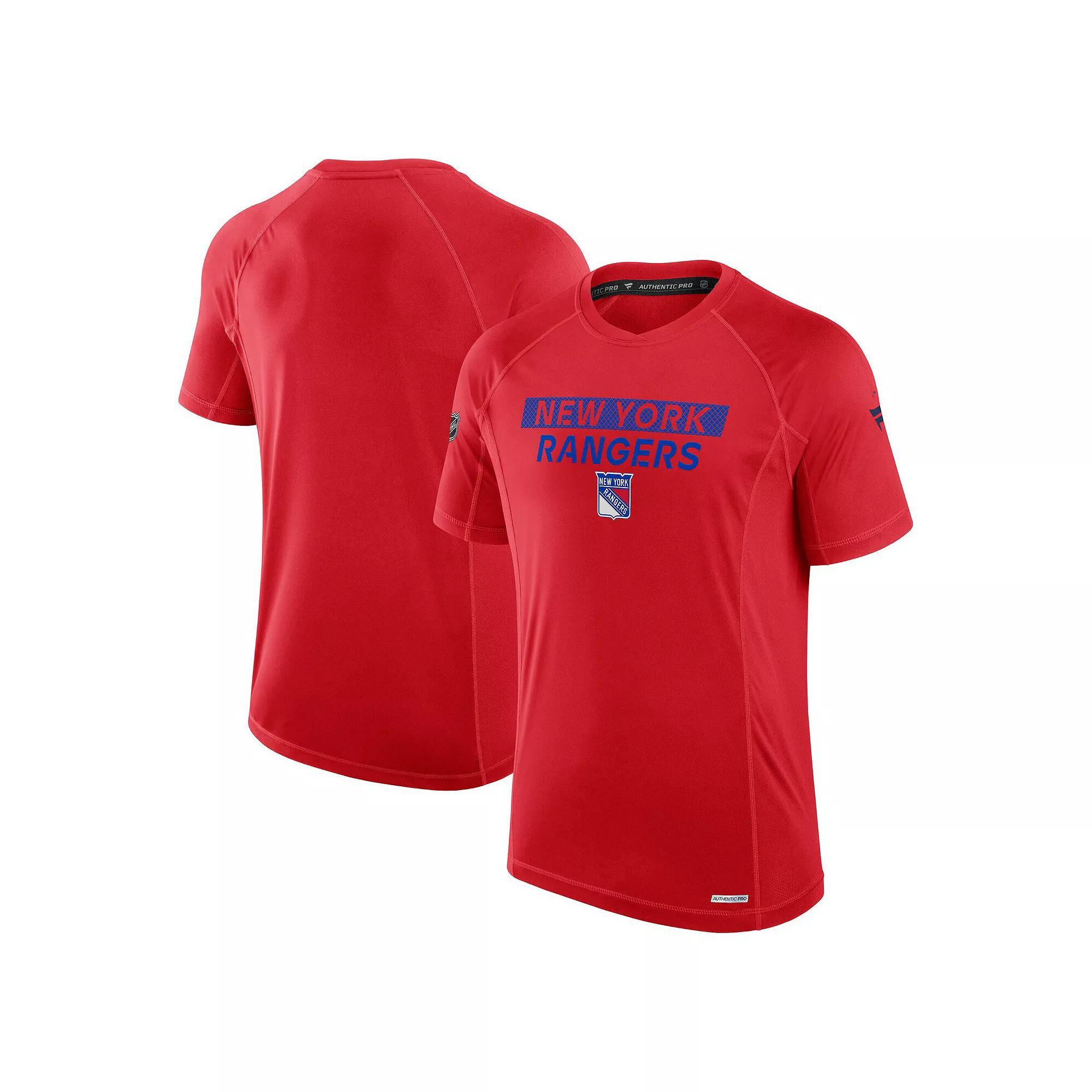 Men's Fanatics Blue Colorado Avalanche Authentic Pro Rink Tech T-Shirt, Size: Large Product Image