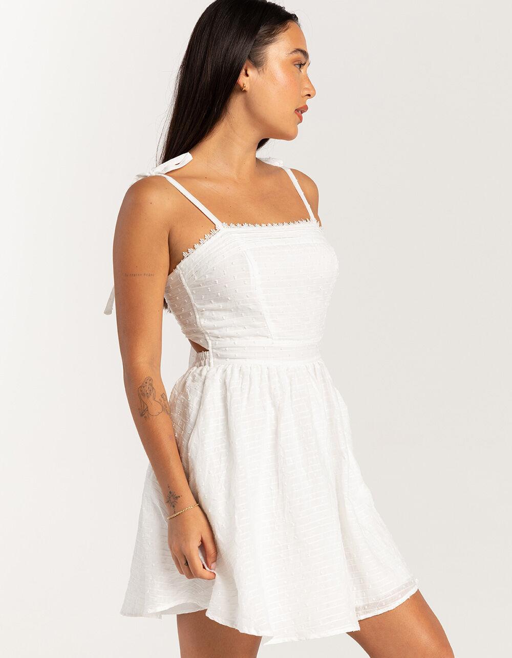 FULL TILT Texture Tie Back Womens Dress Product Image