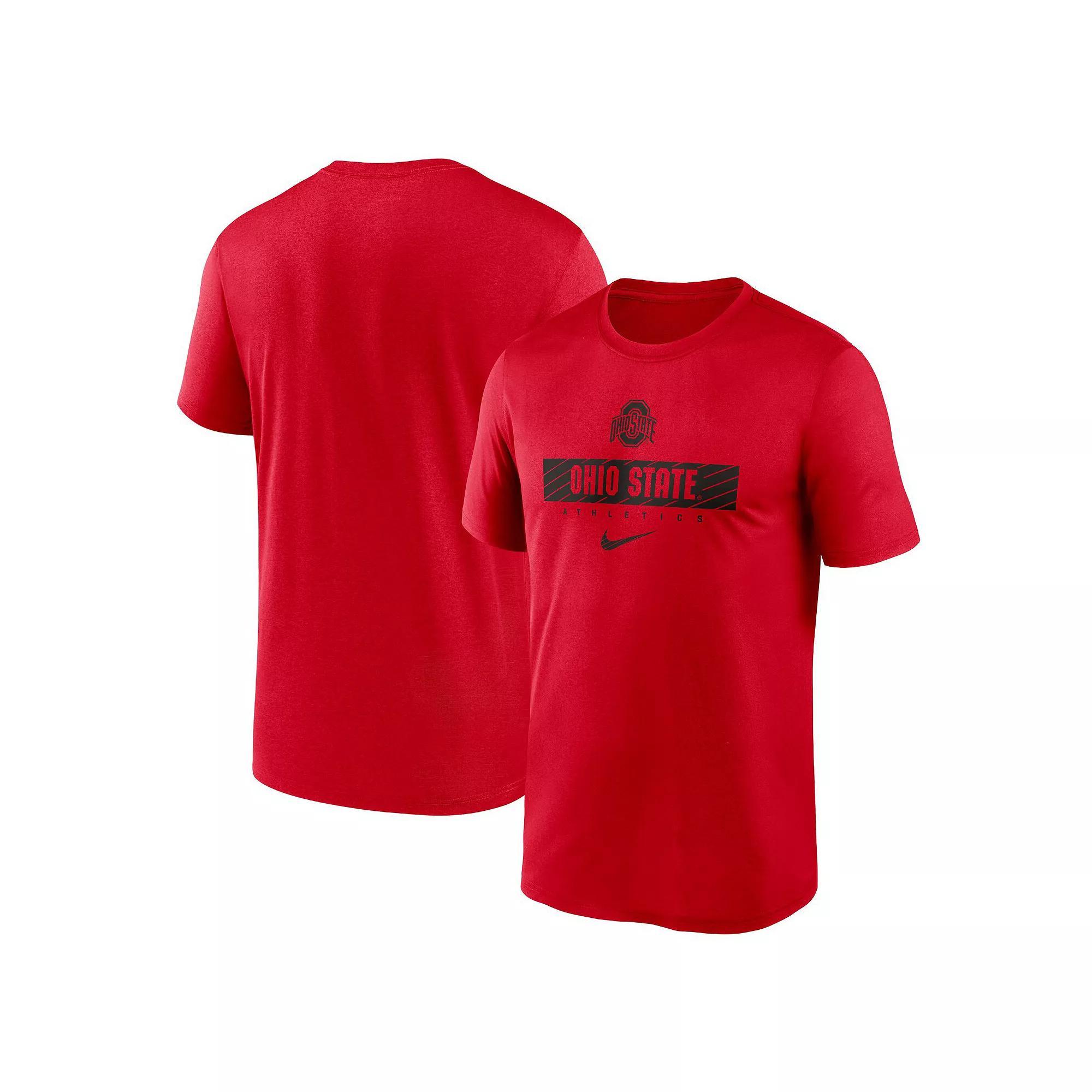 Men's Nike Scarlet Ohio State Buckeyes 2024 Sideline Legend Performance T-Shirt, Size: XL, Red Product Image