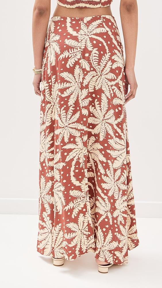 Dress To Cropped Crepe Skirt In Bahia Print | Shopbop Product Image