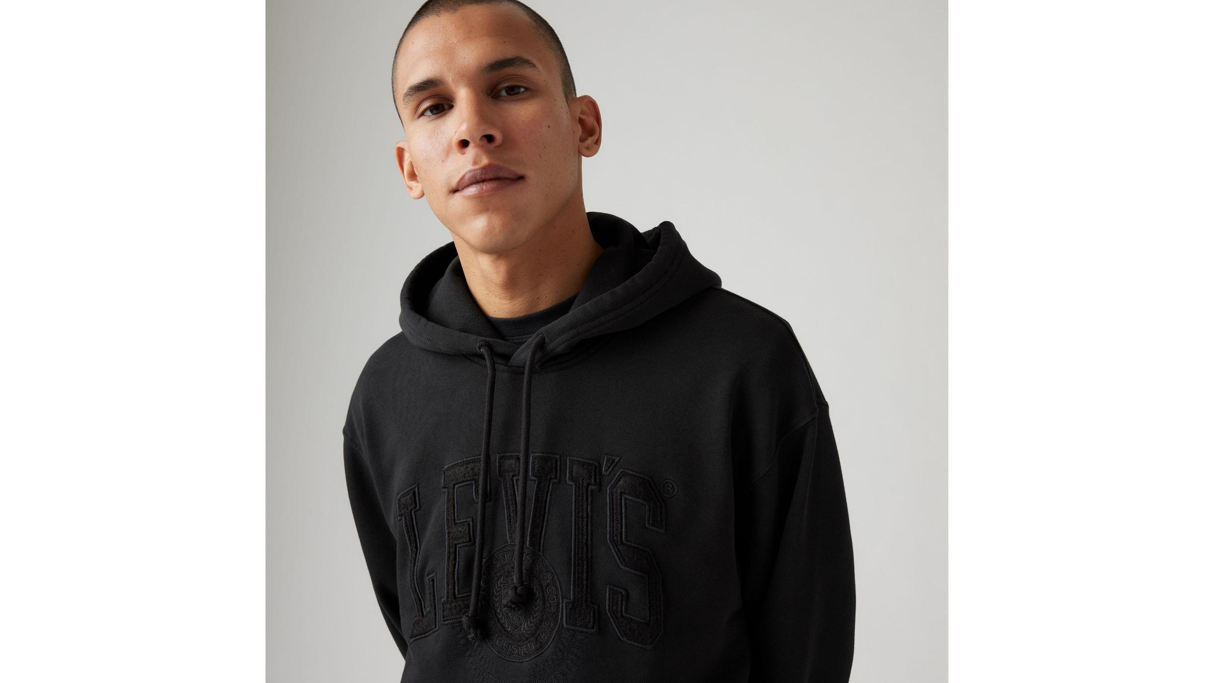 Relaxed Fit Graphic Hoodie Sweatshirt Product Image