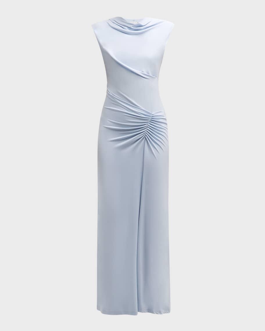 Acacia Sleeveless Draped Midi Dress Product Image