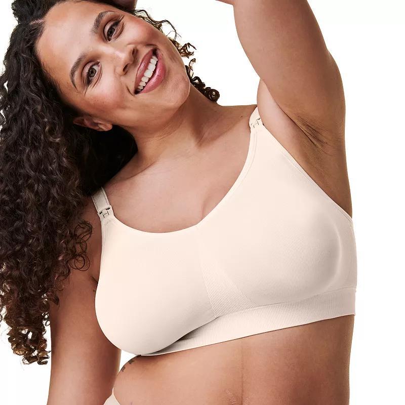 Bravado! Designs Women's Body Silk Seamless Nursing Bra - Antique White XL: Medium Support, Wireless, Adjustable Product Image