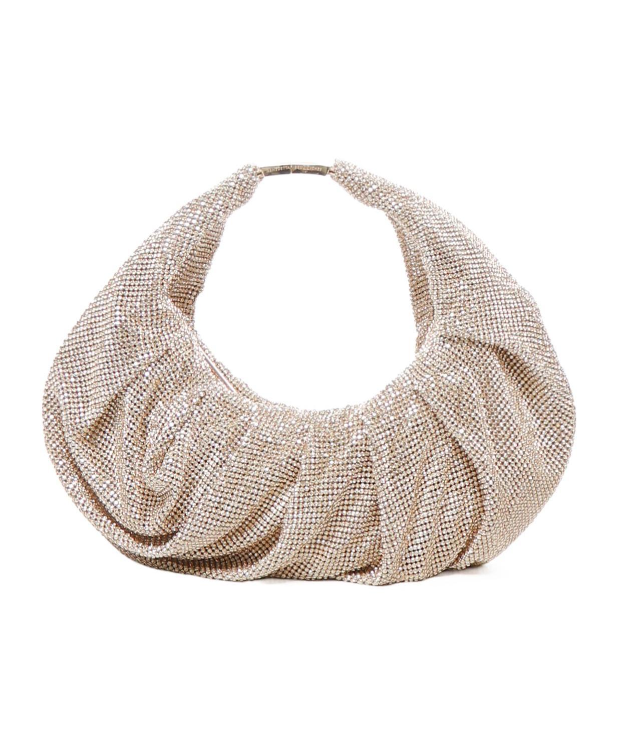 BENEDETTA BRUZZICHES Zipped Hobo Bag In Nude Product Image