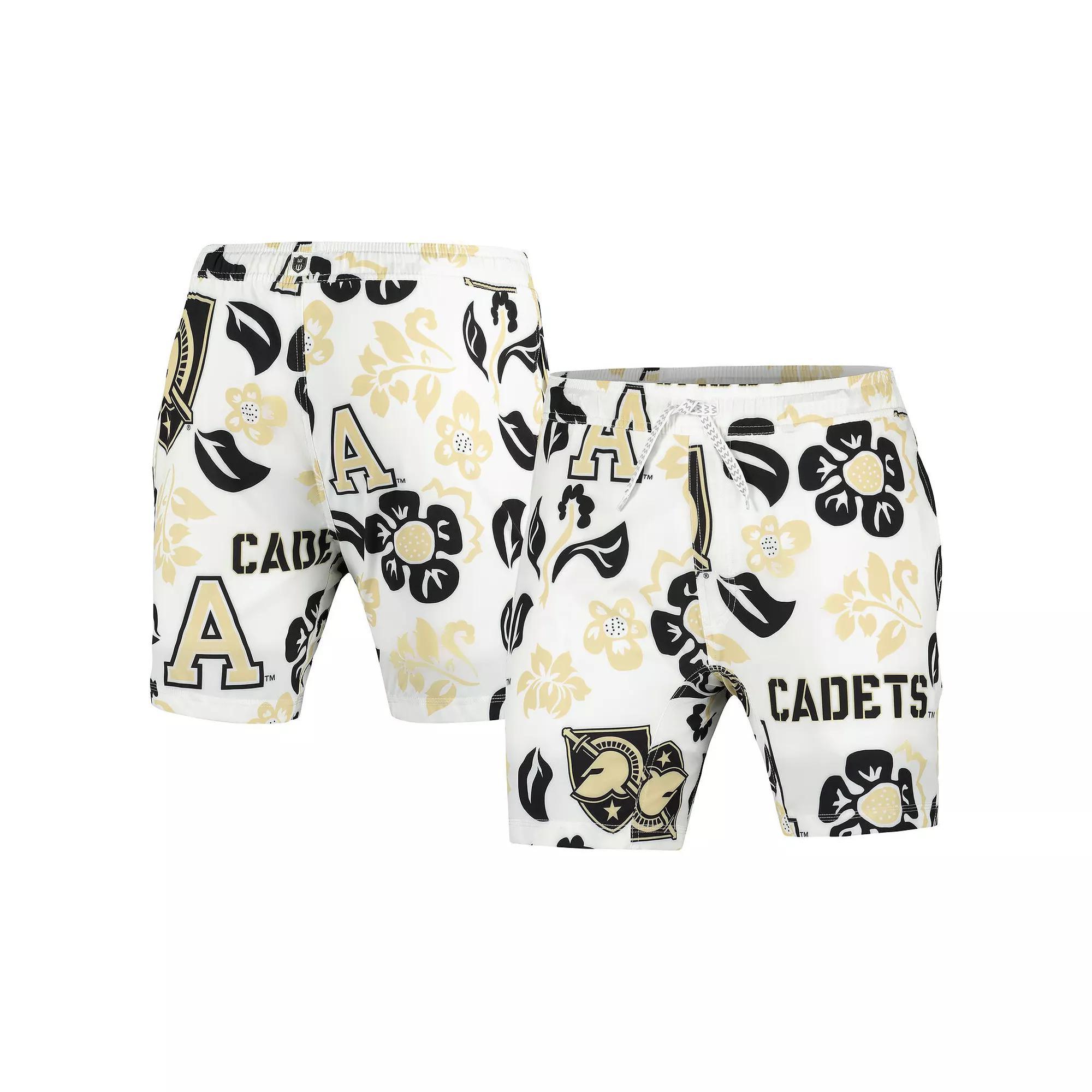 Men's Wes & Willy  White Army Black Knights Vault Tech Swimming Trunks, Size: 2XL, Nc2 White Product Image