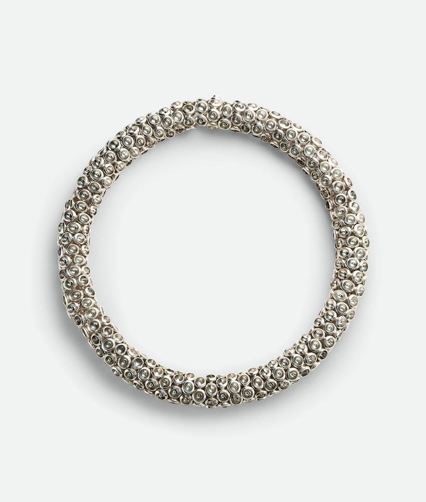 Women's Concave Necklace in Silver Product Image
