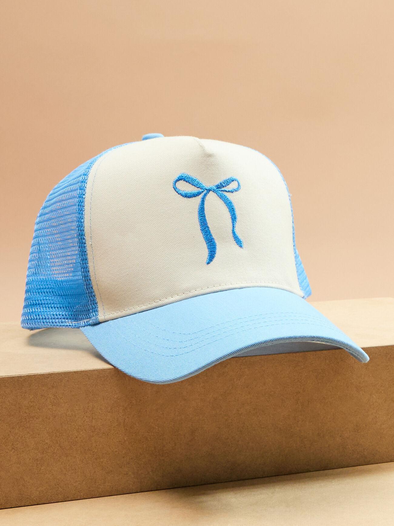 Embroidered Bow Trucker Hat Product Image