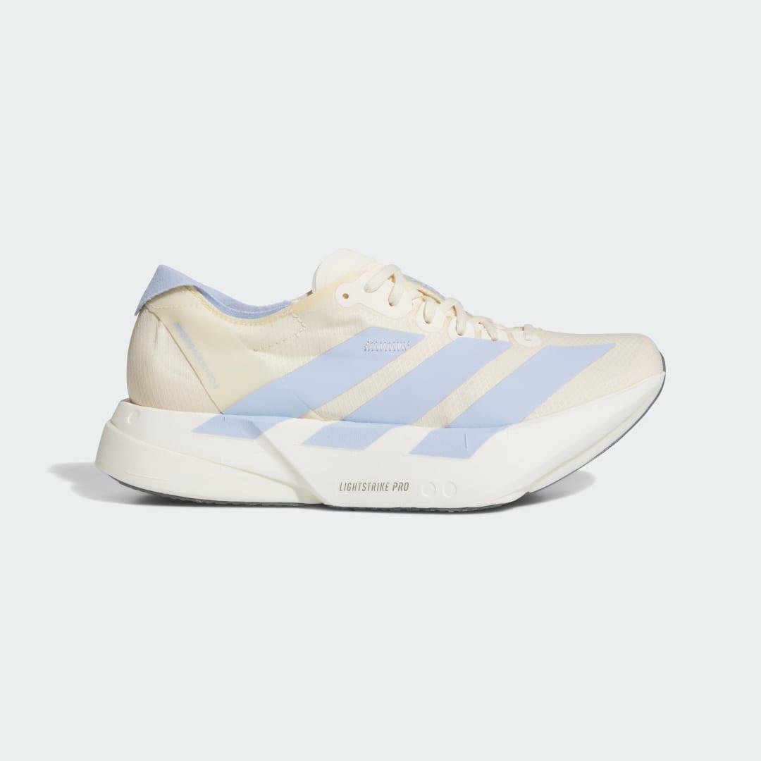 adidas Adizero Adios Pro 4 Shoes Warm Vanilla 9.5 Womens Product Image