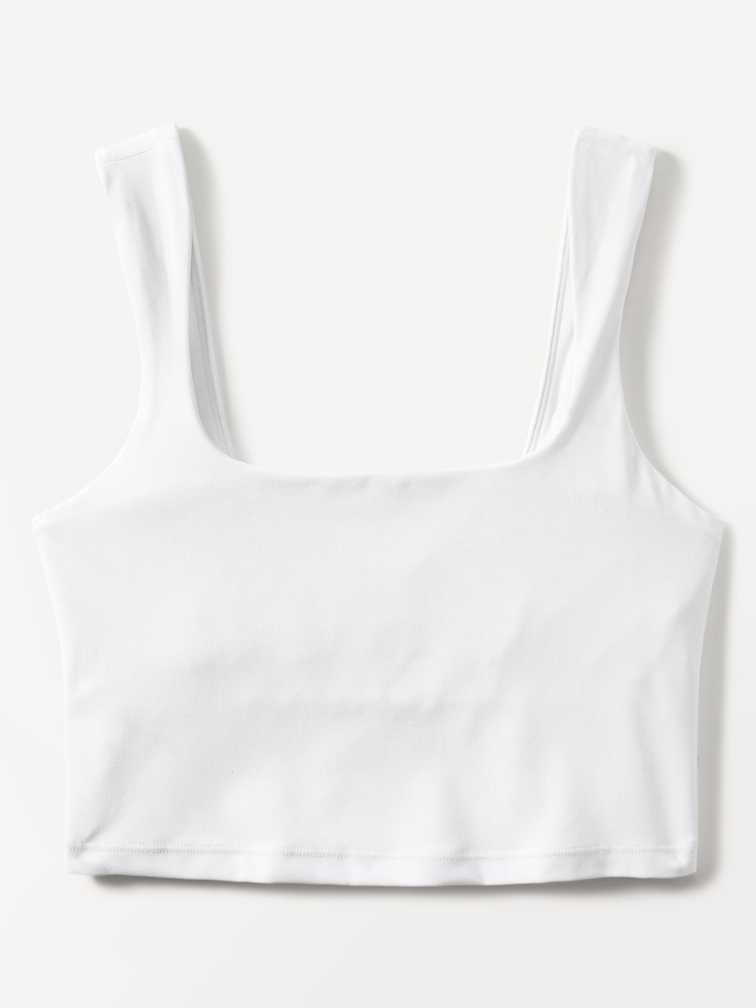 Transcend Square Neck Crop Sports Bra D-DD Product Image