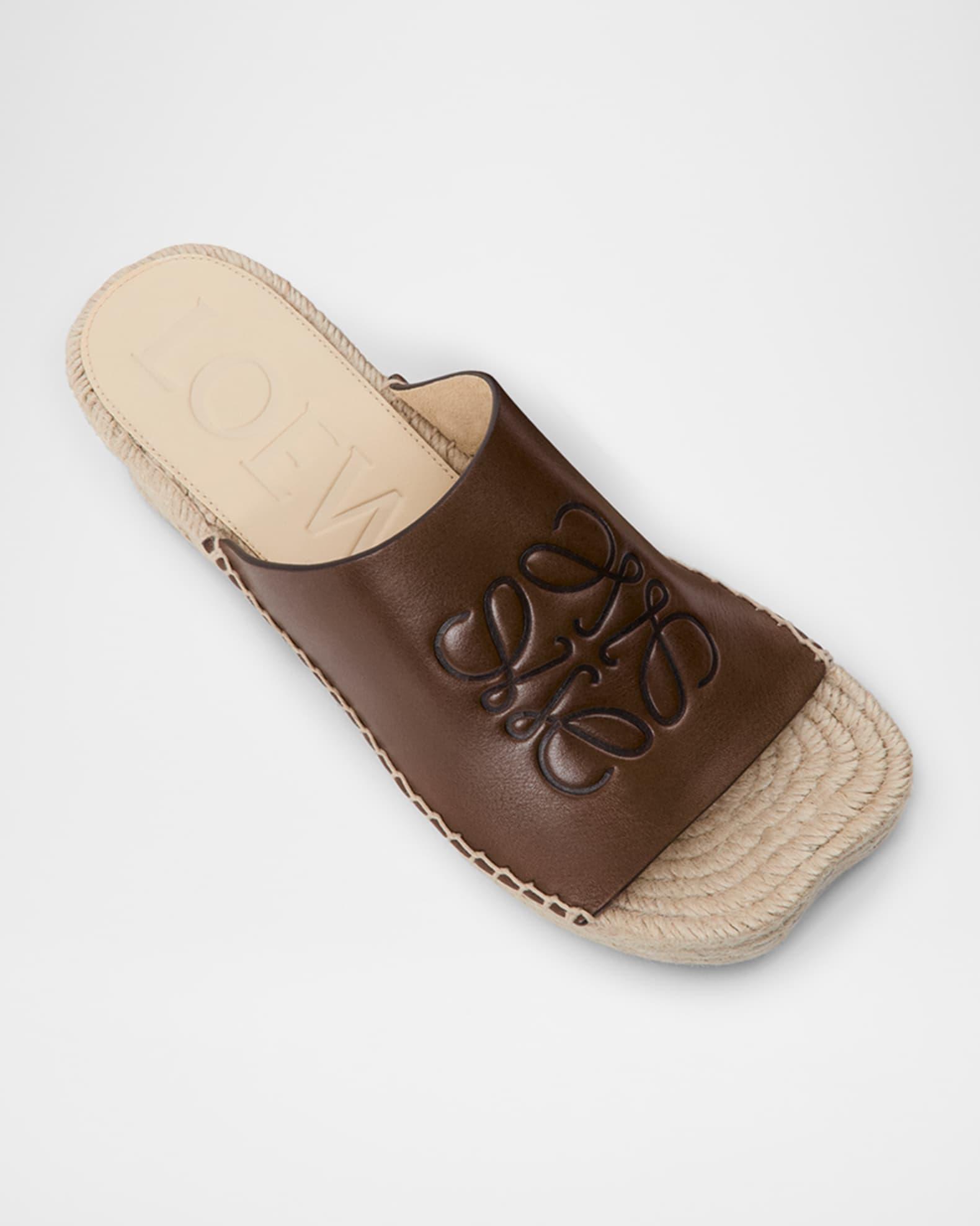 Petal Leather Espadrille Platform Sandals Product Image
