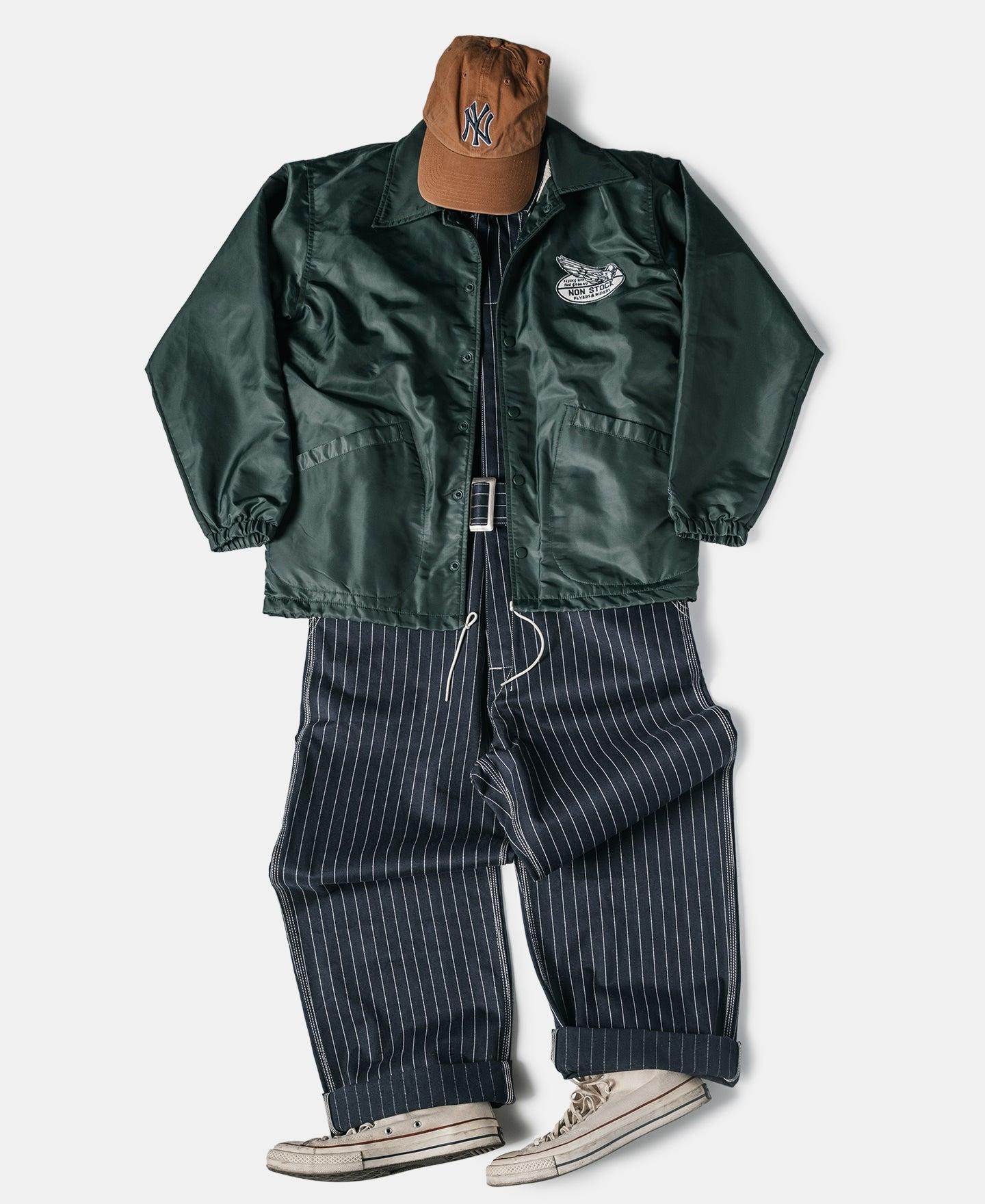 Logo-Appliqued Nylon Coach Jacket - Green Product Image