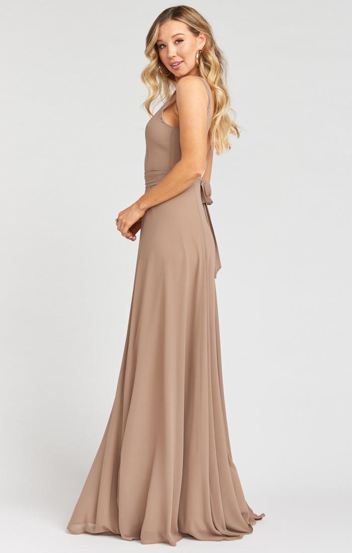 Jenn Maxi Dress ~ Emerald Chiffon Product Image
