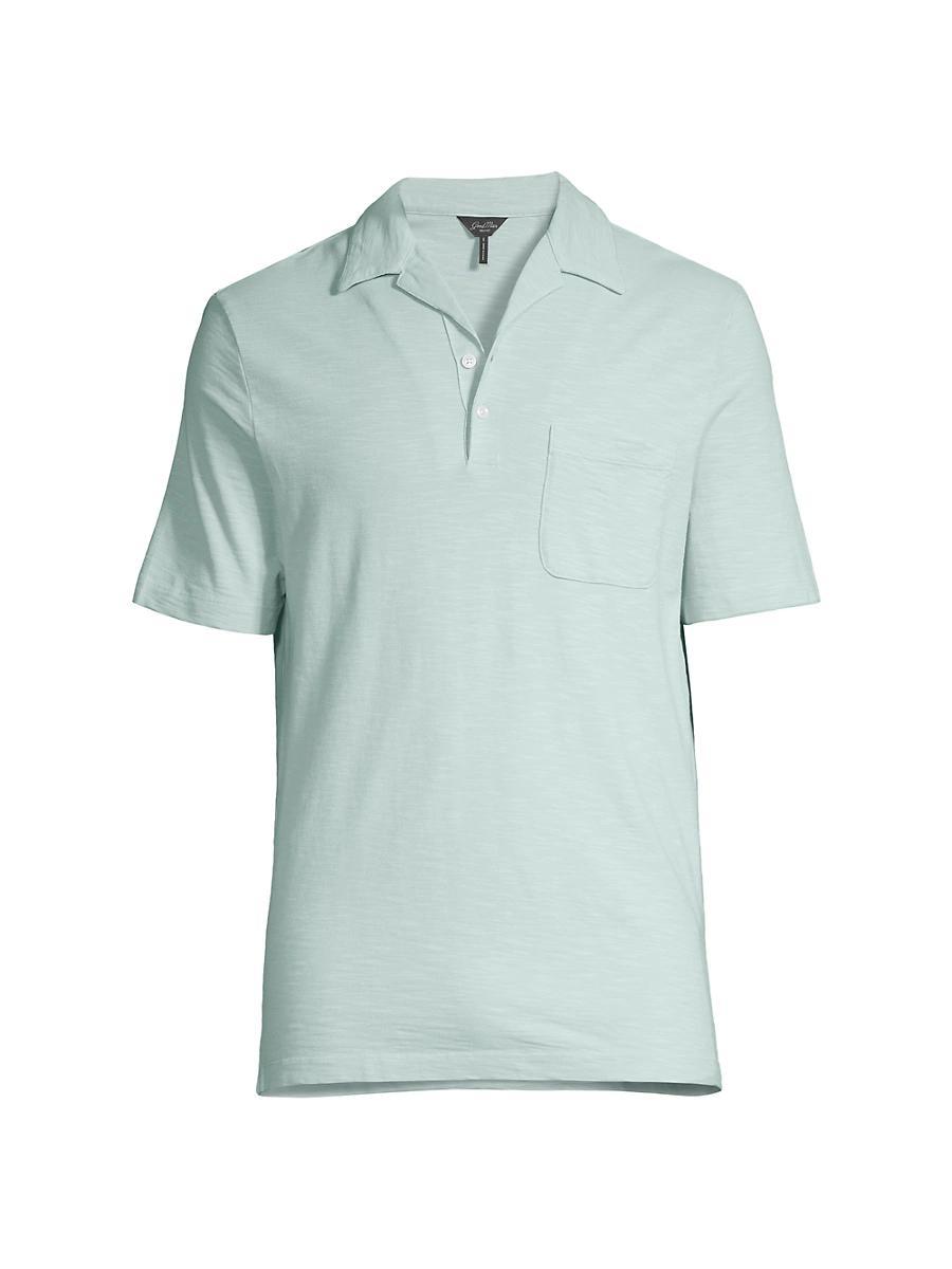 Mens Camp Collar Polo Shirt Product Image