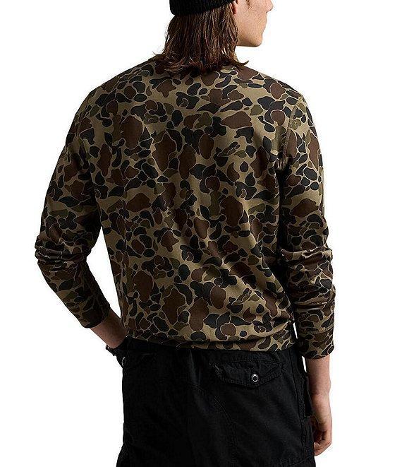 Polo Ralph Lauren Camouflage Long Sleeve Double-Knit Sweatshirt Product Image