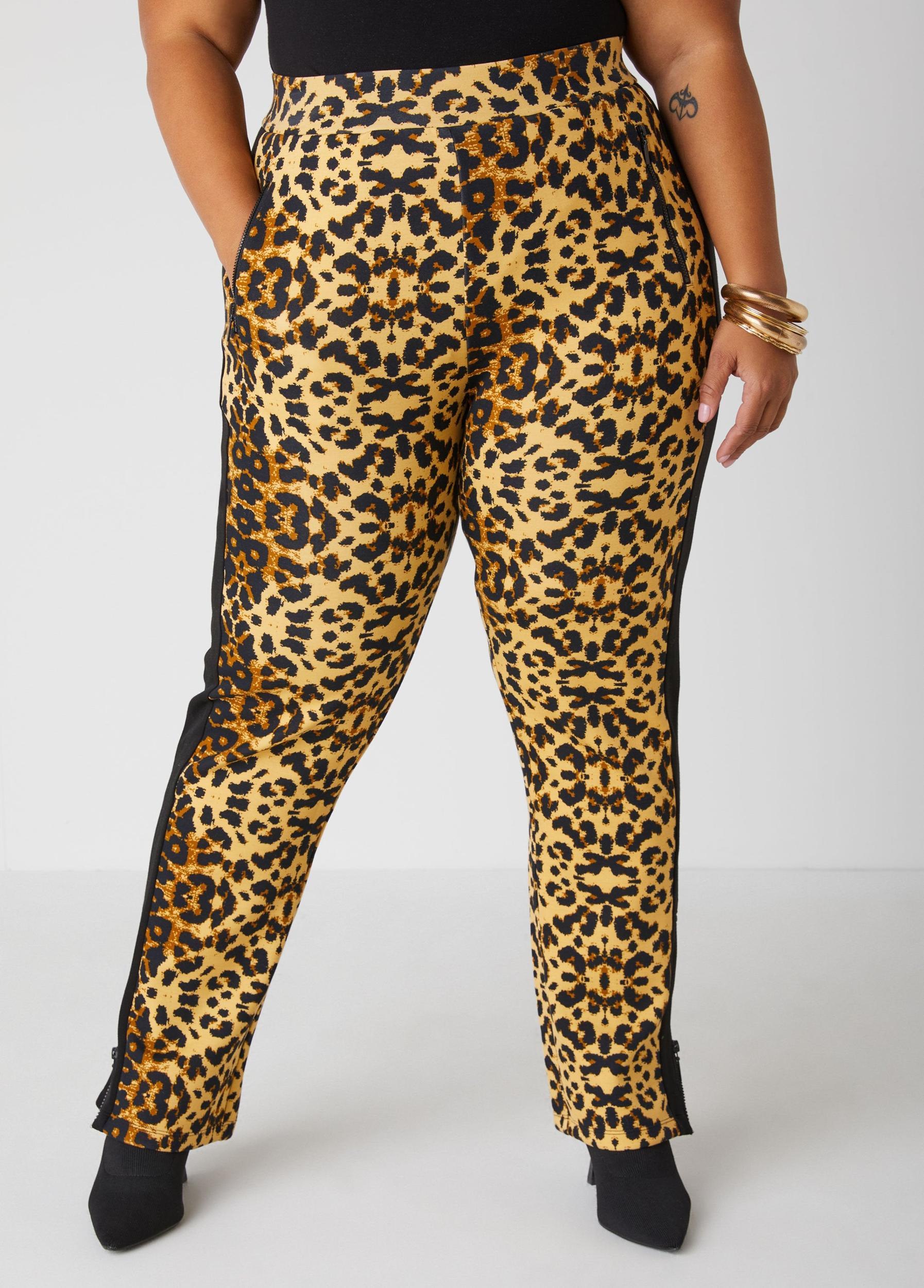 Animal Zip Detailed Track Pants Product Image