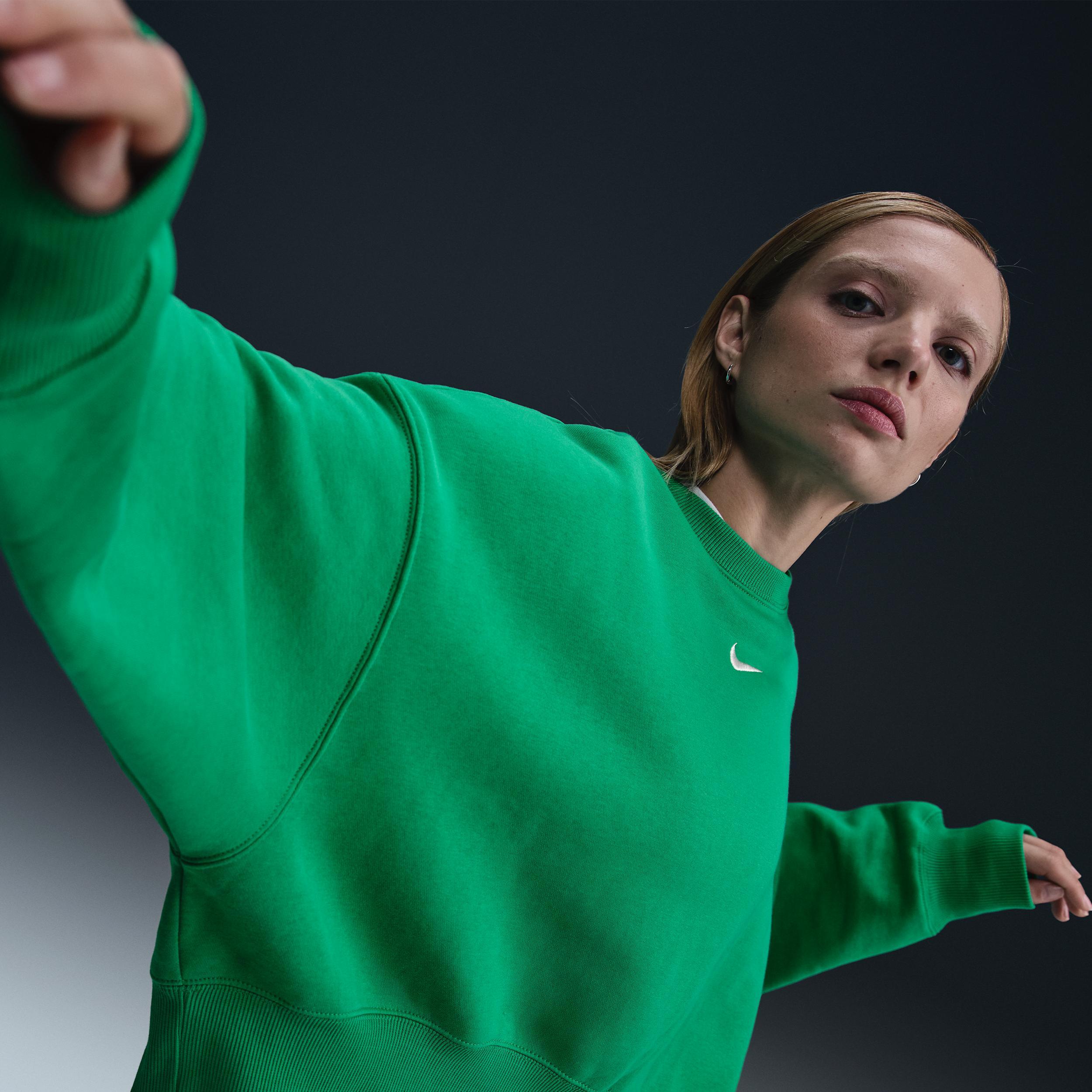 Womens Nike Sportswear Phoenix Fleece Over-Oversized Crew-Neck Sweatshirt Product Image