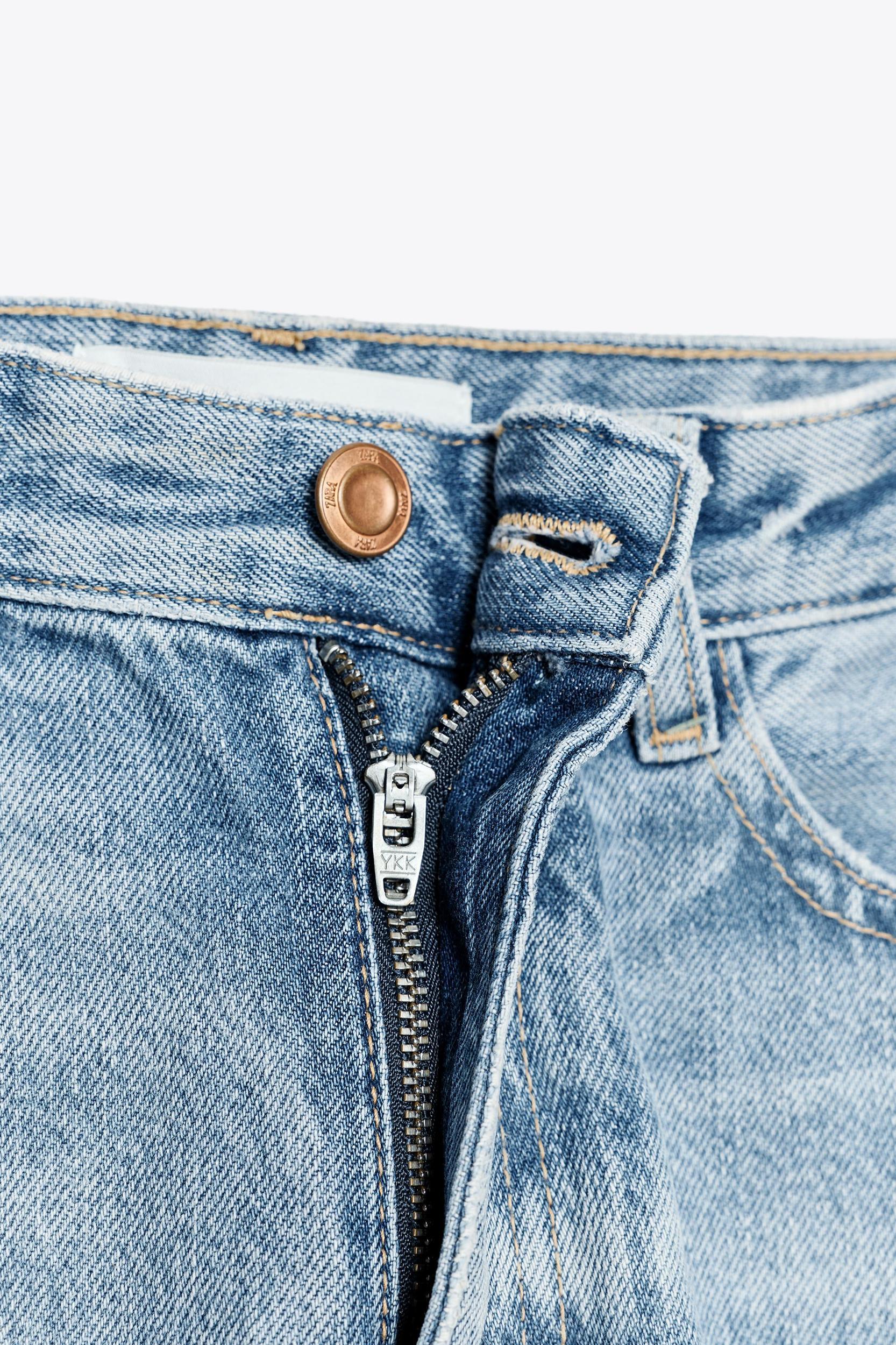 Z1975 NEW MOM FIT HIGH WAIST BELTED JEANS Product Image