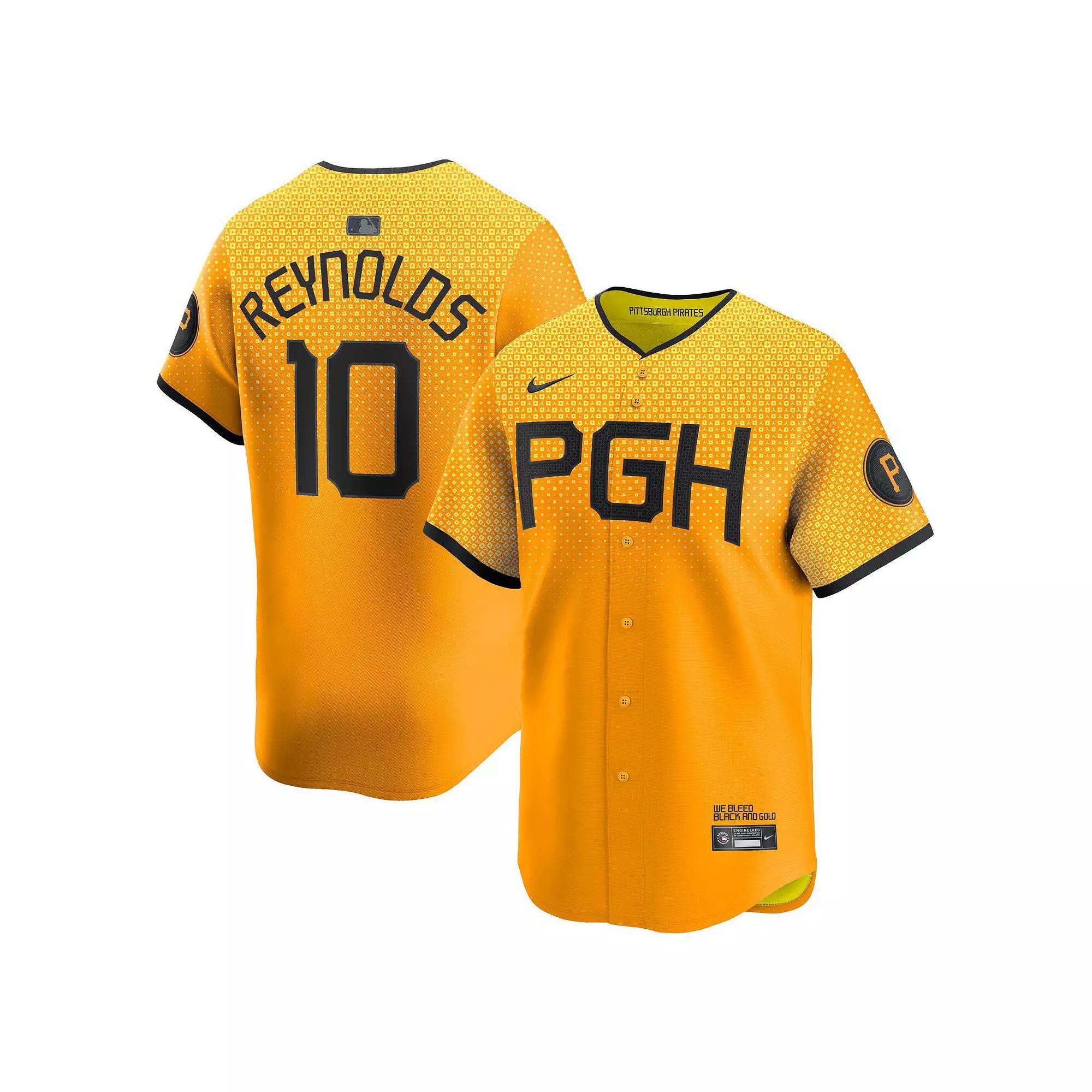 Men's Nike Roberto Clemente Gold Pittsburgh Pirates City Connect Limited Player Jersey, Size: Small Product Image
