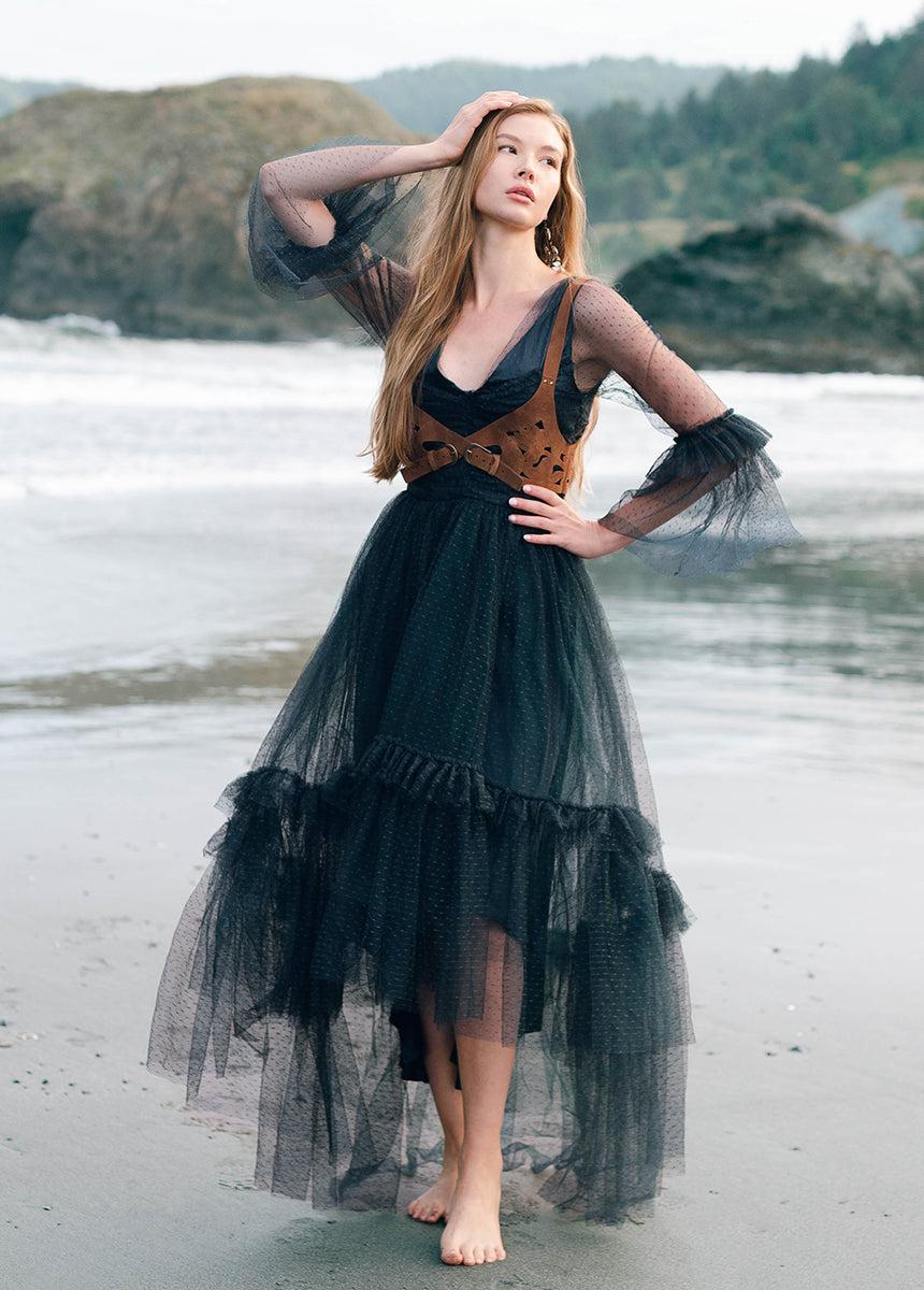 Haisley Impact Dress in Deep Spruce Female Product Image