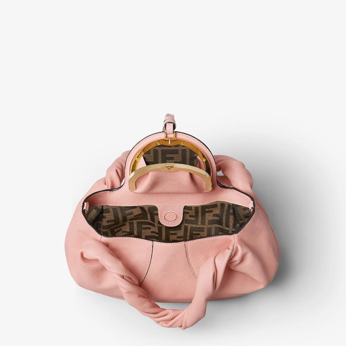 Fendi Spy SmallPink leather bag Product Image