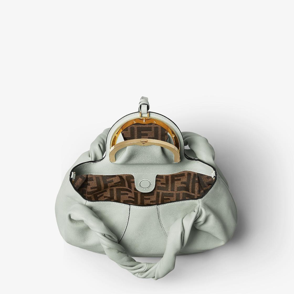 Fendi Spy SmallMatcha green leather bag Product Image