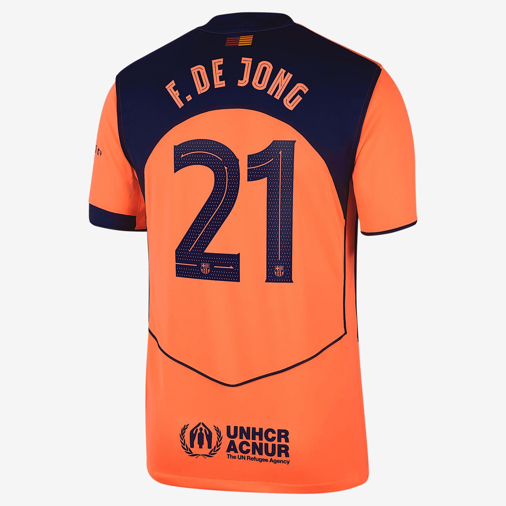 Frenkie de Jong Barcelona 2025/26 Stadium Third Nike Men's Dri-FIT Soccer Jersey Product Image