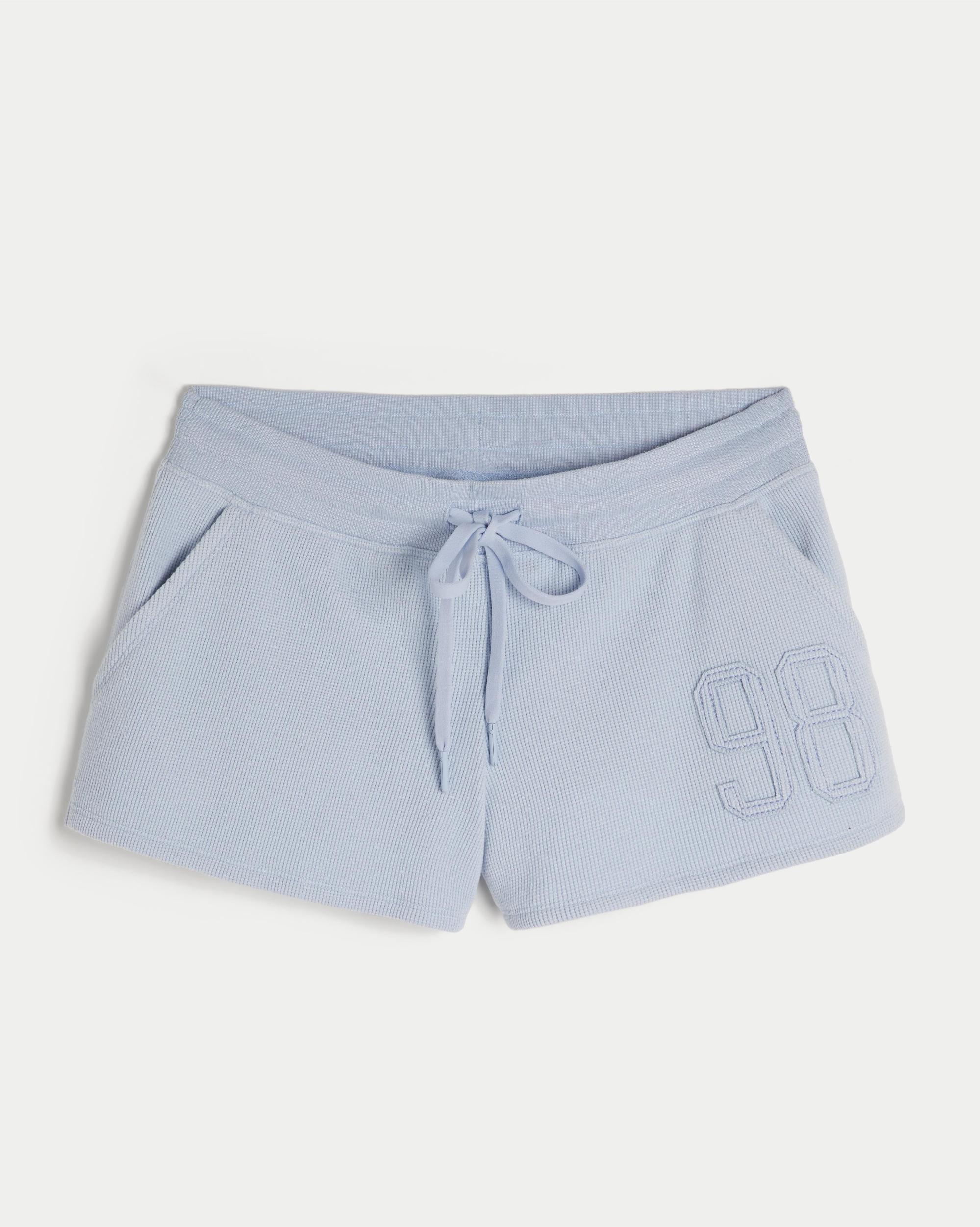 Gilly Hicks Foldover Waist Waffle Shorts Product Image