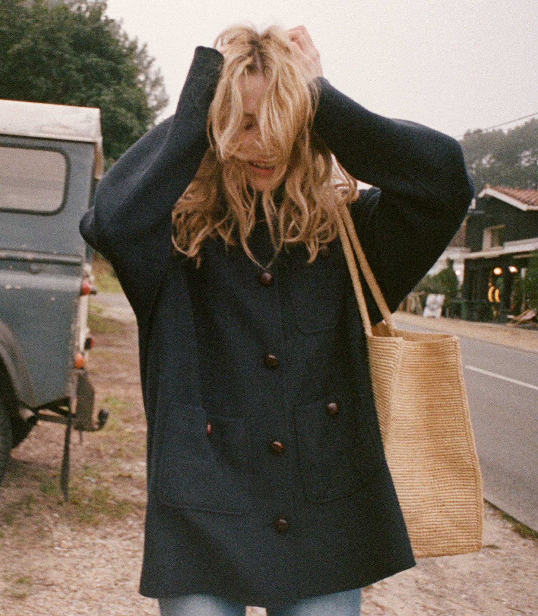 GERMAIN COAT -- NAVY Product Image