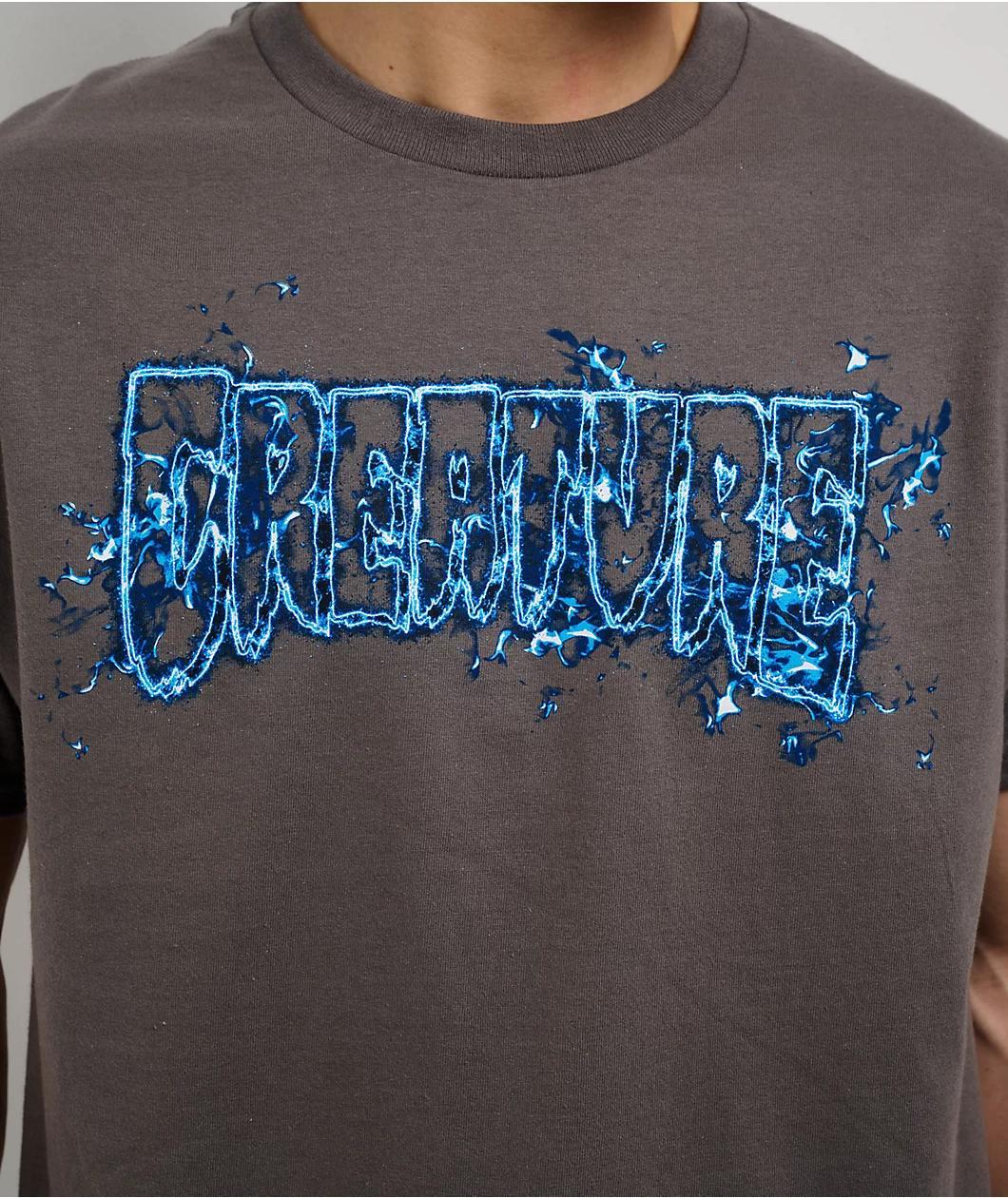 Creature Inferno Charcoal T-Shirt Product Image