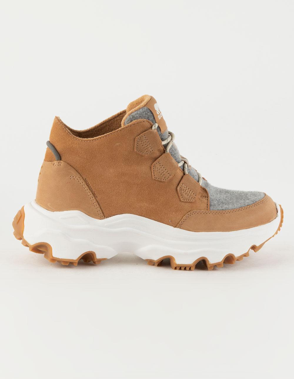 SOREL Kinetic Breakthru Caribou Womens Waterproof Boots - TAN Product Image