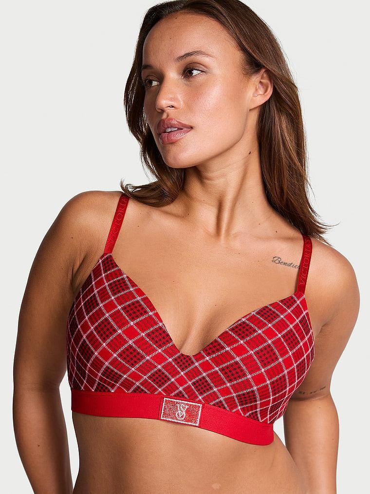 Shine Patch Lightly Lined Wireless Bra Product Image