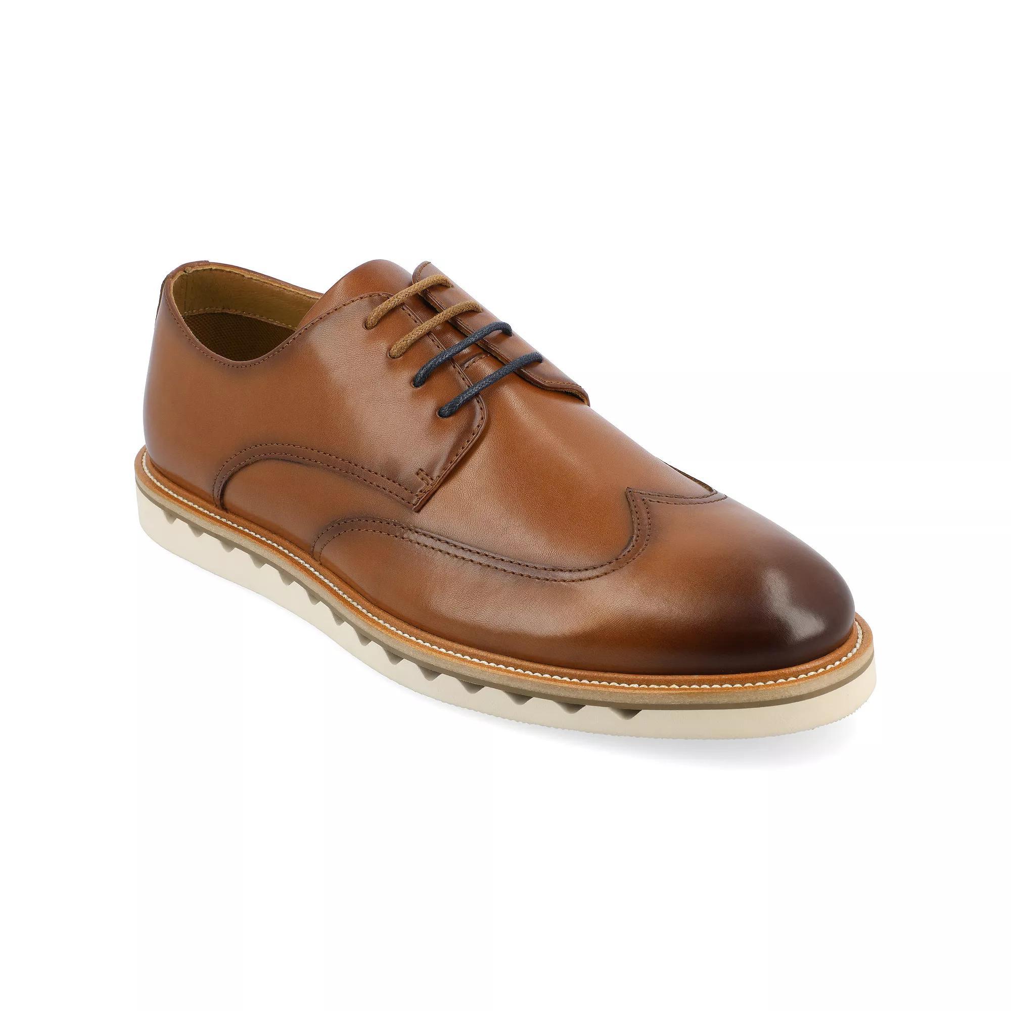 VANCE Evander Men's Tru Comfort Foam Wingtip Derby Shoes, Size: 10, Red Product Image