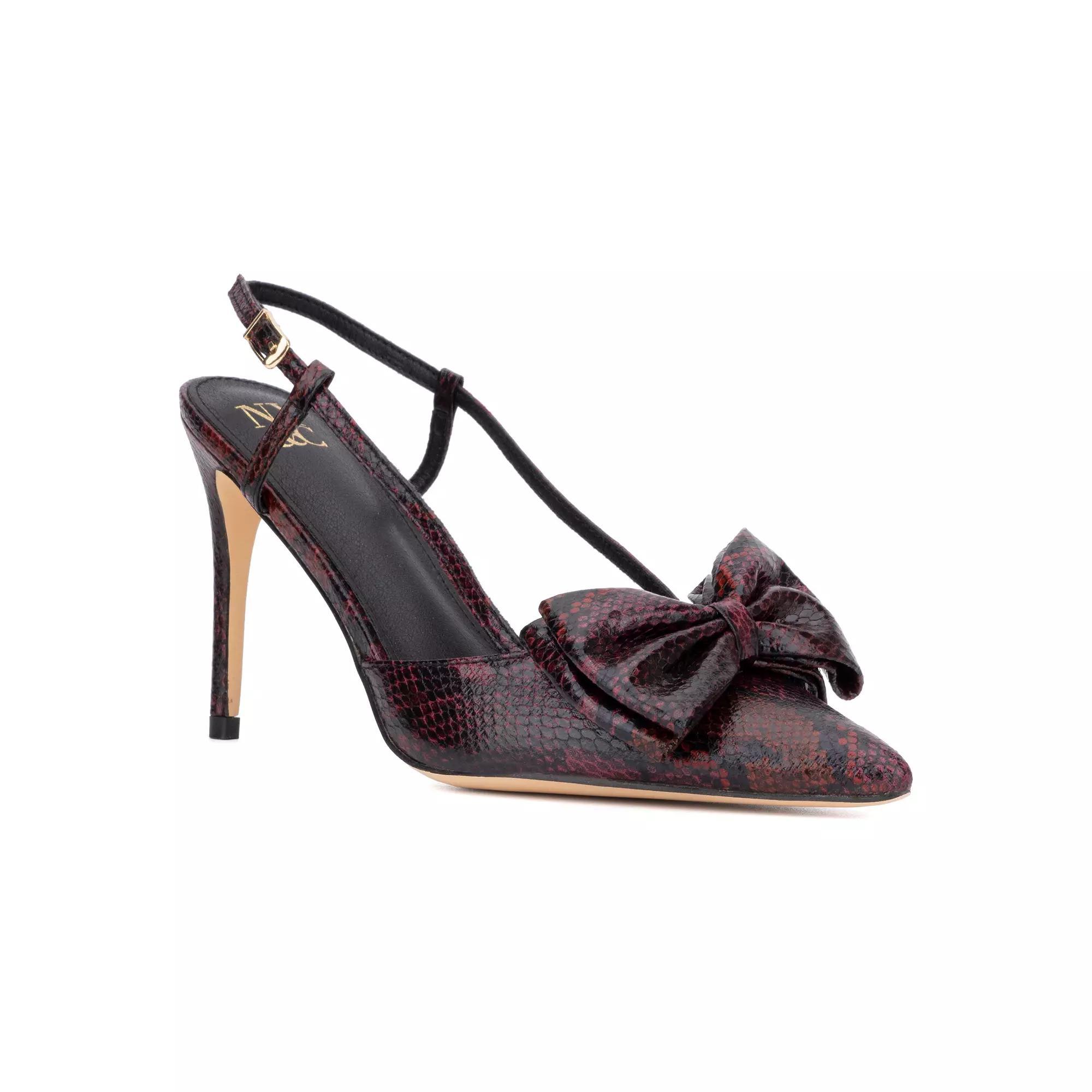 New York & Company Georgina Womens Heels Red Product Image