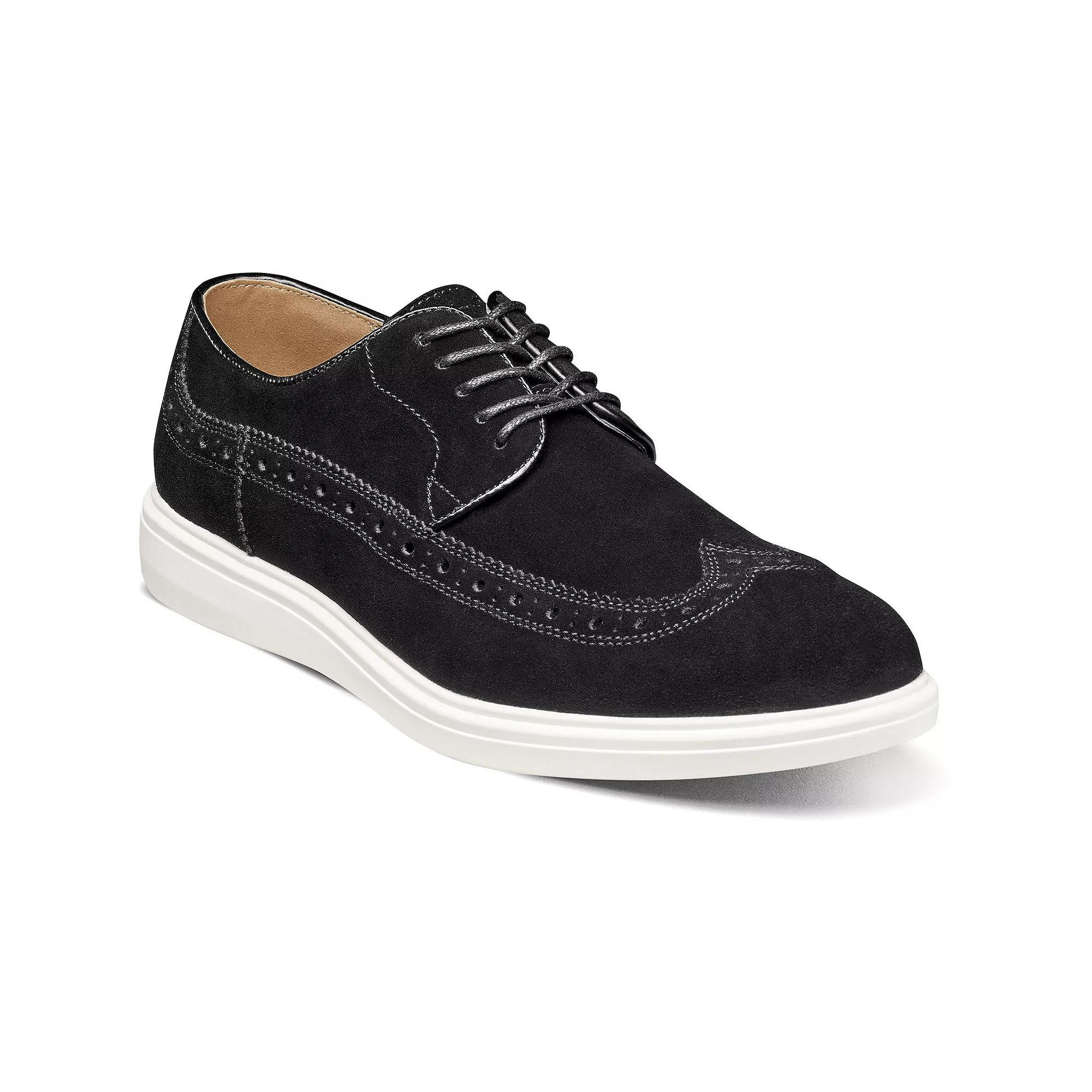 Stacy Adams Trudell Men's Wingtip Oxfords, Size: 11.5, Black Product Image