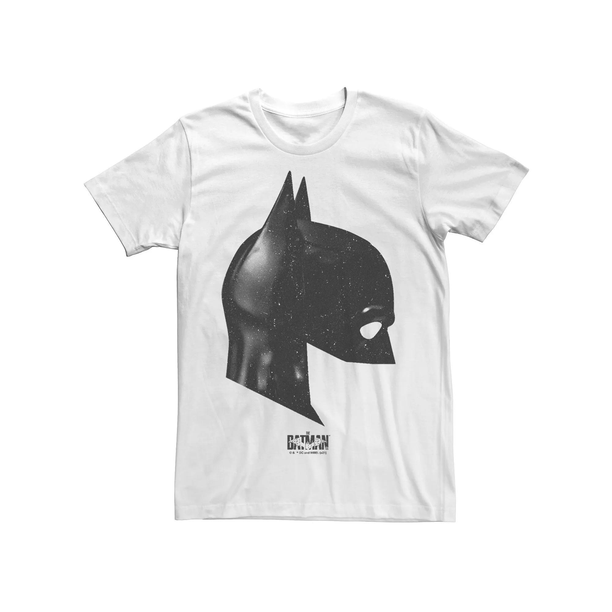 Men's DC Comics The Batman Mask Tee, Size: XS, White Product Image
